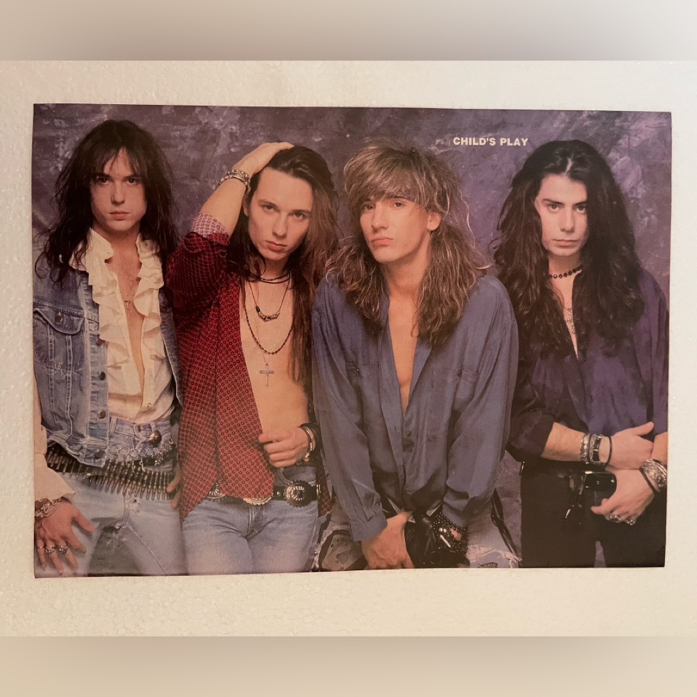 Child's Play Band Pinup - Vintage Rock Photo